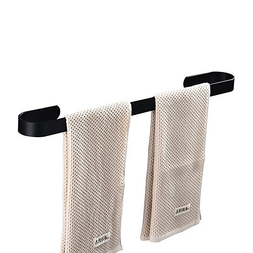 Towel Bar for Bathroom New Design Aluminum Wall Mounted Towel Rack Single Rod Black 1pc
Towel Bar for Bathroom New Design Aluminum Wall Mounted Towel Rack Single Rod Black 1pc