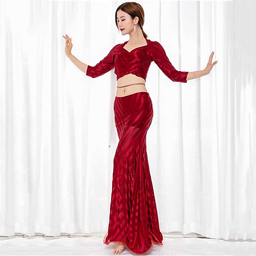 Belly Dance Skirts Ruching Women's Performance 3/4 Length Sleeve Dropped Tulle
Belly Dance Skirts Ruching Women's Performance 3/4 Length Sleeve Dropped Tulle