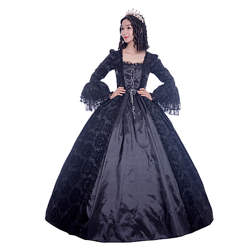 Princess Maria Antonietta Floral Style Rococo Victorian Renaissance Vacation Dress Dress Party Costume Masquerade Women's Costume Black Vintage Cosplay Christmas Halloween Party / Evening 3/4 Length
Princess Maria Antonietta Floral Style Rococo Victorian Renaissance Vacation Dress Dress Party Costume Masquerade Women's Costume Black Vintage Cosplay Christmas Halloween Party / Evening 3/4 Length