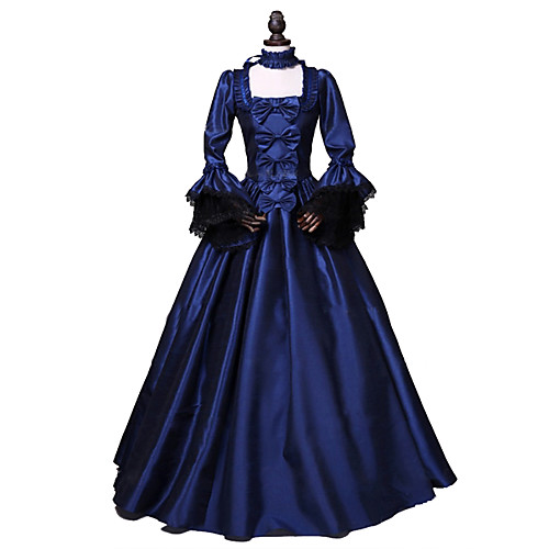 Princess Maria Antonietta Rococo Victorian Vacation Dress Dress Party Costume Costume Prom Dress Women's Cotton Costume Ink Blue Vintage Cosplay Masquerade Party & Evening Long Sleeve Floor Length
Princess Maria Antonietta Rococo Victorian Vacation Dress Dress Party Costume Costume Prom Dress Women's Cotton Costume Ink Blue Vintage Cosplay Masquerade Party & Evening Long Sleeve Floor Length