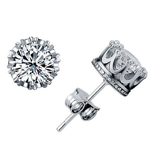 Women's Stud Earrings Classic Stylish Simple Silver Plated Earrings Jewelry Gold / Silver For Daily Work 1 Pair
Women's Stud Earrings Classic Stylish Simple Silver Plated Earrings Jewelry Gold / Silver For Daily Work 1 Pair