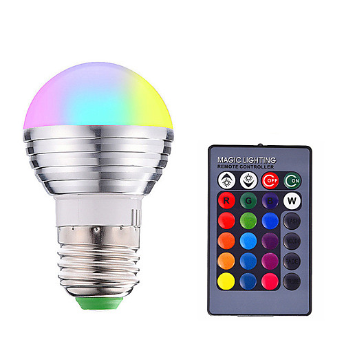 1pc 3 W LED Smart Bulbs 200-250 lm E14 E26 / E27 1 LED Beads SMD 5050 Smart Dimmable Remote-Controlled RGBW 85-265 V / RoHS
1pc 3 W LED Smart Bulbs 200-250 lm E14 E26 / E27 1 LED Beads SMD 5050 Smart Dimmable Remote-Controlled RGBW 85-265 V / RoHS