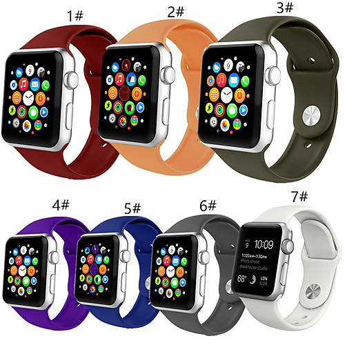 Smartwatch Band for Apple Watch Series 5/4/3/2/1 New Soft Silicone Sport Wrist Strap
Smartwatch Band for Apple Watch Series 5/4/3/2/1 New Soft Silicone Sport Wrist Strap