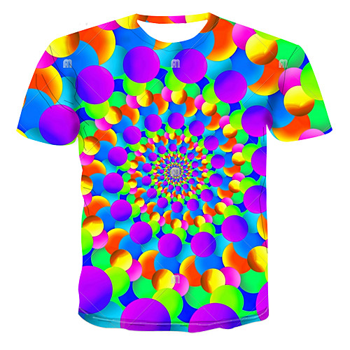 Men's T shirt Color Block Tribal 3D Plus Size Print Tops Streetwear Punk & Gothic Rainbow
Men's T shirt Color Block Tribal 3D Plus Size Print Tops Streetwear Punk & Gothic Rainbow