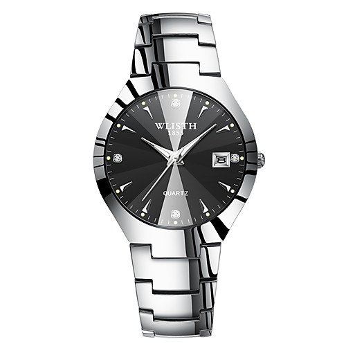 Men's Steel Band Watches Quartz Modern Style Stylish Stainless Steel Black / Silver 30 m Water Resistant / Waterproof Calendar / date / day Noctilucent Analog Classic Minimalist - Silver / Black
Men's Steel Band Watches Quartz Modern Style Stylish Stainless Steel Black / Silver 30 m Water Resistant / Waterproof Calendar / date / day Noctilucent Analog Classic Minimalist - Silver / Black