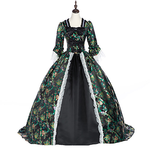 Princess Maria Antonietta Floral Style Rococo Victorian Renaissance Vacation Dress Dress Party Costume Masquerade Prom Dress Women's Costume Black (iPhone4) Vintage Cosplay Christmas Halloween Party
Princess Maria Antonietta Floral Style Rococo Victorian Renaissance Vacation Dress Dress Party Costume Masquerade Prom Dress Women's Costume Black (iPhone4) Vintage Cosplay Christmas Halloween Party