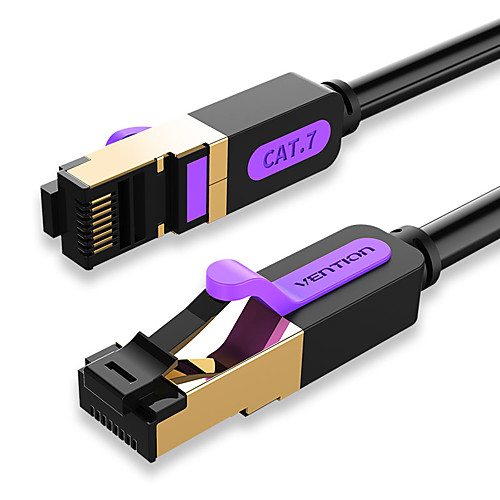 Vention Ethernet Cable Cat7 RJ45 Lan Cable SSTP Network Internet 2m Patch Cord Cable for PC Router Laptop Cable Ethernet
Vention Ethernet Cable Cat7 RJ45 Lan Cable SSTP Network Internet 2m Patch Cord Cable for PC Router Laptop Cable Ethernet