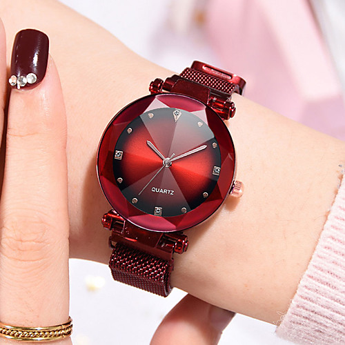 Women's Quartz Watches Casual Fashion Black Blue Red Stainless Steel Chinese Quartz Red Purple Rose Gold Water Resistant / Waterproof New Design Imitation Diamond 30 m 1 pc Analog One Year Battery
Women's Quartz Watches Casual Fashion Black Blue Red Stainless Steel Chinese Quartz Red Purple Rose Gold Water Resistant / Waterproof New Design Imitation Diamond 30 m 1 pc Analog One Year Battery