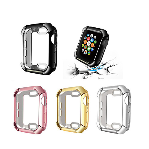 44mm 40mm 38mm 42mm Plating Silicone TPU Cover For Apple iWatch Apple Watch Series SE / 6/5/4/3/2/1 Case
44mm 40mm 38mm 42mm Plating Silicone TPU Cover For Apple iWatch Apple Watch Series SE / 6/5/4/3/2/1 Case