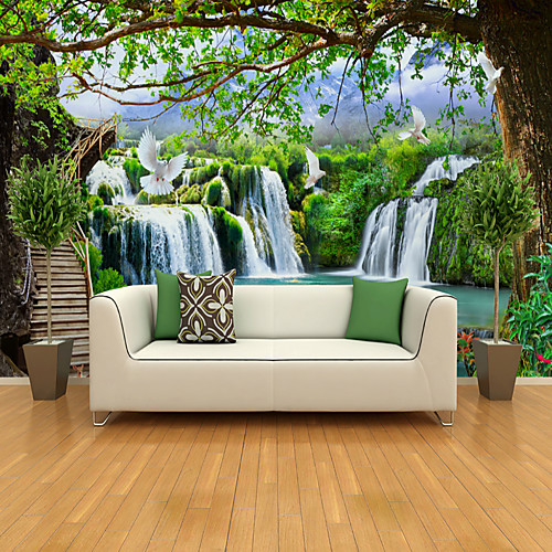Mural Wallpaper Wall Sticker Covering Print Adhesive Required Landscape Forest Waterfall Tropical Canvas Home Décor
Mural Wallpaper Wall Sticker Covering Print Adhesive Required Landscape Forest Waterfall Tropical Canvas Home Décor
