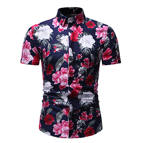 Men's Shirt Graphic Floral Print Short Sleeve Athleisure Tops Basic Streetwear Rainbow
Men's Shirt Graphic Floral Print Short Sleeve Athleisure Tops Basic Streetwear Rainbow