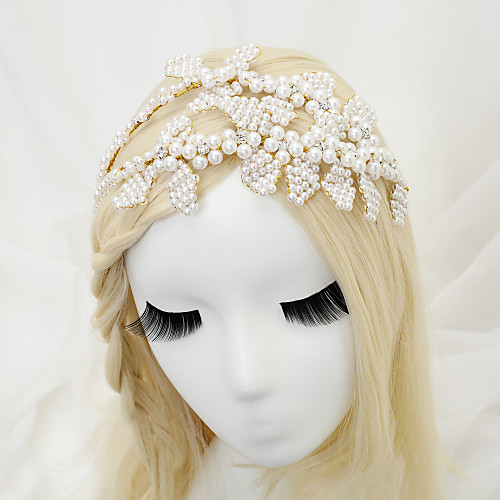 Acrylic / Rhinestone / Alloy Headbands with Rhinestone / Faux Pearl 1 Piece Wedding Headpiece
Acrylic / Rhinestone / Alloy Headbands with Rhinestone / Faux Pearl 1 Piece Wedding Headpiece