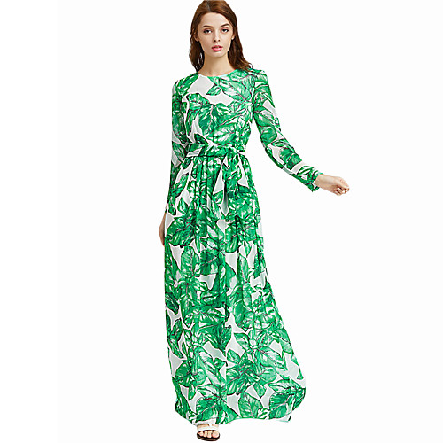 Women's Swing Dress Maxi long Dress Green Long Sleeve Print Winter Spring Casual 2021 S M L XL
Women's Swing Dress Maxi long Dress Green Long Sleeve Print Winter Spring Casual 2021 S M L XL