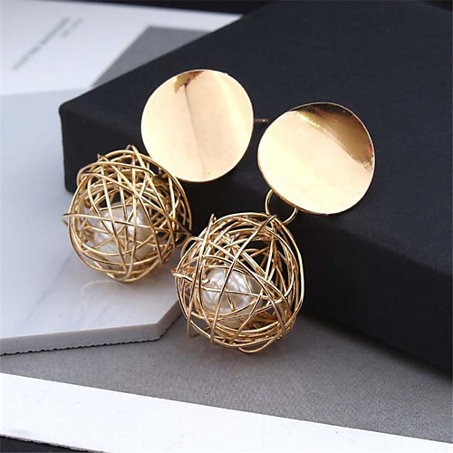 Women's Drop Earrings Hollow Out Ball Hope Stylish Artistic Trendy Romantic Earrings Jewelry Gold / White For Gift Daily Street Holiday Festival 1 Pair
Women's Drop Earrings Hollow Out Ball Hope Stylish Artistic Trendy Romantic Earrings Jewelry Gold / White For Gift Daily Street Holiday Festival 1 Pair