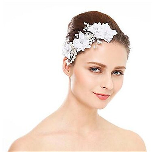 Crystal / Imitation Pearl / Rhinestone Headdress with Rhinestone / Crystal / Imitation Pearl 1 Piece Wedding Headpiece
Crystal / Imitation Pearl / Rhinestone Headdress with Rhinestone / Crystal / Imitation Pearl 1 Piece Wedding Headpiece