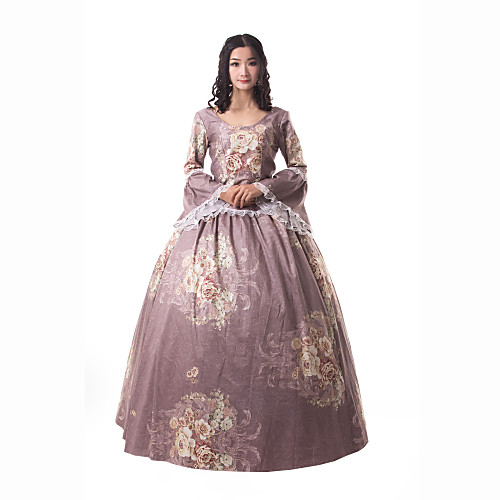 Princess Maria Antonietta Floral Style Rococo Victorian Renaissance Vacation Dress Dress Party Costume Masquerade Prom Dress Women's Costume Gray Vintage Cosplay Christmas Halloween Party / Evening
Princess Maria Antonietta Floral Style Rococo Victorian Renaissance Vacation Dress Dress Party Costume Masquerade Prom Dress Women's Costume Gray Vintage Cosplay Christmas Halloween Party / Evening