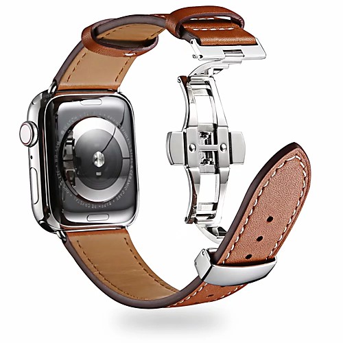 Smart Watch Band for Apple iWatch 1 pcs Classic Buckle Genuine Leather Replacement Wrist Strap for Apple Watch Series SE / 6/5/4/3/2/1 38mm 40mm 42mm 44mm
Smart Watch Band for Apple iWatch 1 pcs Classic Buckle Genuine Leather Replacement Wrist Strap for Apple Watch Series SE / 6/5/4/3/2/1 38mm 40mm 42mm 44mm