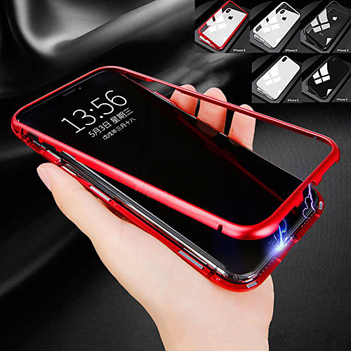 Case For Apple iPhone XS / iPhone XR / iPhone XS Max Shockproof / Transparent / Magnetic Back Cover Solid Colored Hard Tempered Glass / Metal
Case For Apple iPhone XS / iPhone XR / iPhone XS Max Shockproof / Transparent / Magnetic Back Cover Solid Colored Hard Tempered Glass / Metal