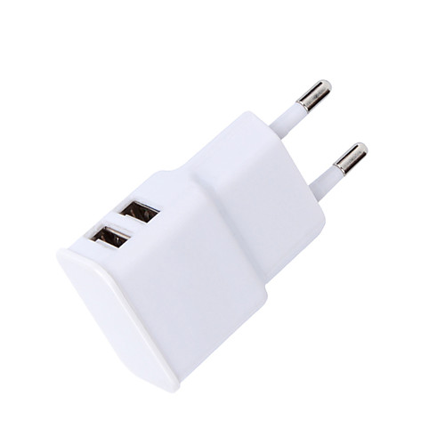 Portable Charger USB Charger EU Plug Normal 2 USB Ports 2 A 100~240 V for Universal
Portable Charger USB Charger EU Plug Normal 2 USB Ports 2 A 100~240 V for Universal