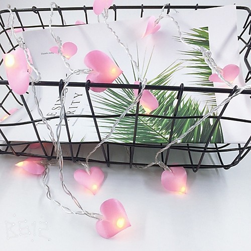 1.5m String Lights 10 LEDs 1 set Pink Christmas Wedding Decoration AA Batteries Powered
1.5m String Lights 10 LEDs 1 set Pink Christmas Wedding Decoration AA Batteries Powered