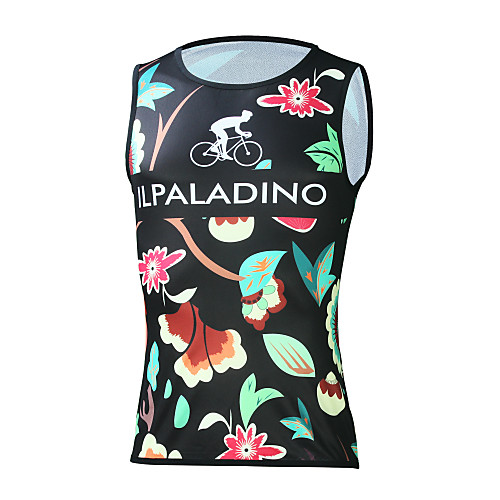 ILPALADINO Men's Sleeveless Cycling Jersey Summer Elastane Black Floral Botanical Bike Jersey Top Road Bike Cycling UV Resistant Quick Dry Moisture Wicking Sports Clothing Apparel / Back Pocket
ILPALADINO Men's Sleeveless Cycling Jersey Summer Elastane Black Floral Botanical Bike Jersey Top Road Bike Cycling UV Resistant Quick Dry Moisture Wicking Sports Clothing Apparel / Back Pocket