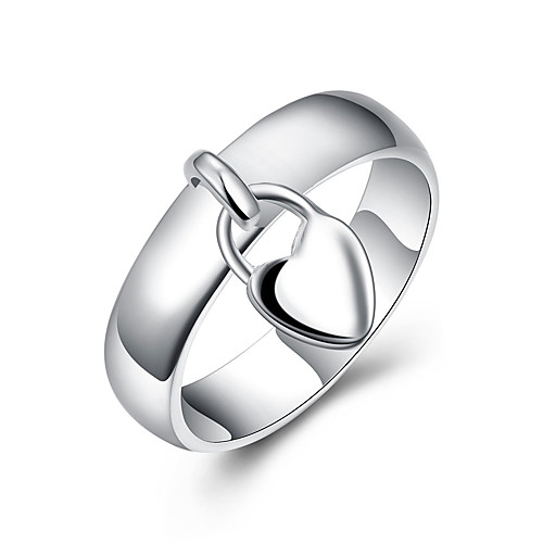 Band Ring Cut Out Silver Brass Silver Plated Heart Stylish Simple 1pc 7 8 / Women's
Band Ring Cut Out Silver Brass Silver Plated Heart Stylish Simple 1pc 7 8 / Women's