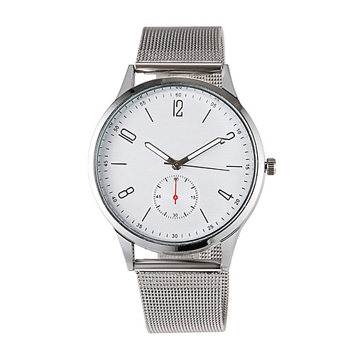 Men's Steel Band Watches Quartz Black / Silver / Gold 30 m Casual Watch Cool Analog Casual Minimalist Simple watch - Gold Black Silver One Year Battery Life / Jinli 377
Men's Steel Band Watches Quartz Black / Silver / Gold 30 m Casual Watch Cool Analog Casual Minimalist Simple watch - Gold Black Silver One Year Battery Life / Jinli 377