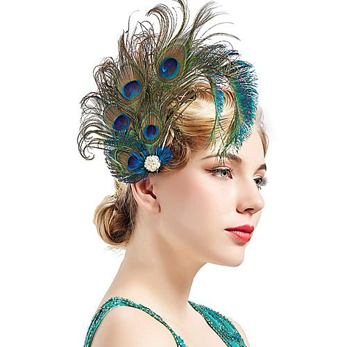 Charleston 1920s Vintage The Great Gatsby Flapper Headband Women's Feather Costume Green Vintage Cosplay Festival
Charleston 1920s Vintage The Great Gatsby Flapper Headband Women's Feather Costume Green Vintage Cosplay Festival