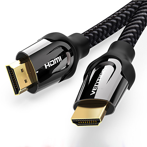 Vention HDMI Cable HDMI to HDMI Cable 4K HDMI 2.0 3D 60FPS Cable for Splitter Switch TV LCD Laptop PS3 Projector Computer Cable 5m
Vention HDMI Cable HDMI to HDMI Cable 4K HDMI 2.0 3D 60FPS Cable for Splitter Switch TV LCD Laptop PS3 Projector Computer Cable 5m