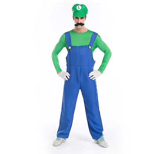 Uniforms Mario Cosplay Costume Hat Masquerade Costume Adults' Men's Party / Evening Halloween Christmas Halloween Carnival Festival / Holiday Polyster Red / Green Men's Women's Male Easy Carnival
Uniforms Mario Cosplay Costume Hat Masquerade Costume Adults' Men's Party / Evening Halloween Christmas Halloween Carnival Festival / Holiday Polyster Red / Green Men's Women's Male Easy Carnival