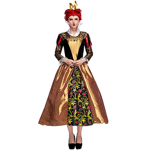Queen of Hearts Dress Hat Outfits Women's Movie Cosplay Halloween Golden Dress Headwear Halloween Carnival Masquerade Polyster
Queen of Hearts Dress Hat Outfits Women's Movie Cosplay Halloween Golden Dress Headwear Halloween Carnival Masquerade Polyster