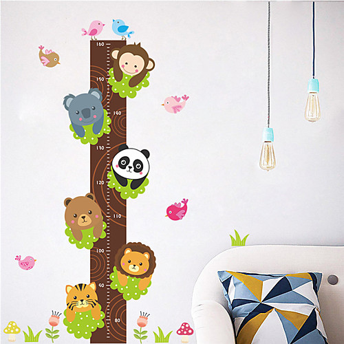 Animals / Floral / Botanical Wall Stickers Animal Wall Stickers Height Stickers, PVC Home Decoration Wall Decal Wall Decoration 1pc / Removable
Animals / Floral / Botanical Wall Stickers Animal Wall Stickers Height Stickers, PVC Home Decoration Wall Decal Wall Decoration 1pc / Removable