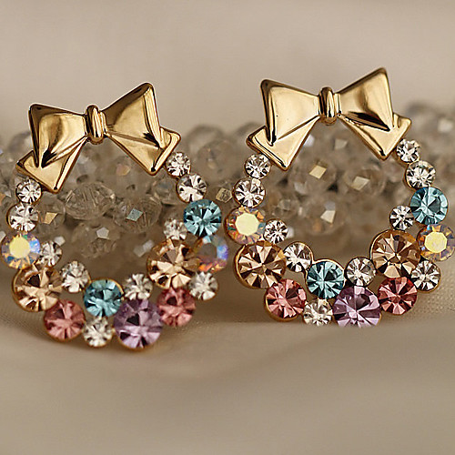 Women's Stud Earrings Classic Bowknot Stylish Simple Earrings Jewelry Rainbow For Daily Work 1 Pair
Women's Stud Earrings Classic Bowknot Stylish Simple Earrings Jewelry Rainbow For Daily Work 1 Pair