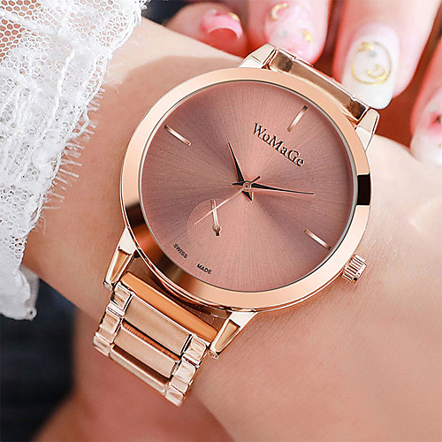 Women's Quartz Watches Casual Fashion Black Silver Gold Stainless Steel Chinese Quartz Black Silver Rose Gold Water Resistant / Waterproof Casual Watch Lovely 30 m 1 pc Analog One Year Battery Life
Women's Quartz Watches Casual Fashion Black Silver Gold Stainless Steel Chinese Quartz Black Silver Rose Gold Water Resistant / Waterproof Casual Watch Lovely 30 m 1 pc Analog One Year Battery Life