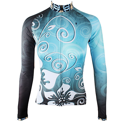ILPALADINO Women's Long Sleeve Cycling Jersey Winter Fleece Elastane Sky Blue Floral Botanical Bike Jersey Top Mountain Bike MTB Road Bike Cycling Thermal Warm Fleece Lining Ultraviolet Resistant
ILPALADINO Women's Long Sleeve Cycling Jersey Winter Fleece Elastane Sky Blue Floral Botanical Bike Jersey Top Mountain Bike MTB Road Bike Cycling Thermal Warm Fleece Lining Ultraviolet Resistant