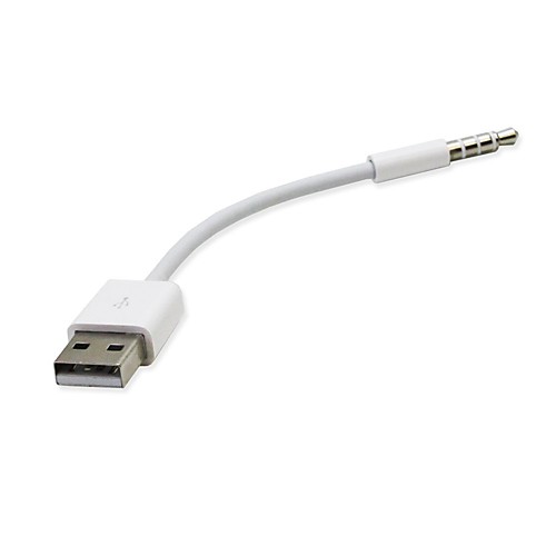 Fosmon USB Charging Sync Data Cable For Apple iPod shuffle (1 and 2rd Generation) - White
Fosmon USB Charging Sync Data Cable For Apple iPod shuffle (1 and 2rd Generation) - White