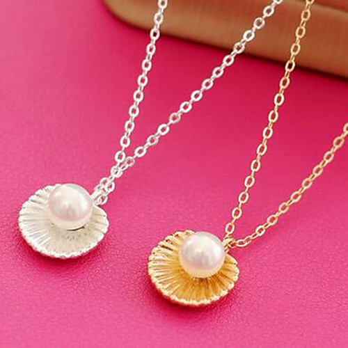 Women's AAA Cubic Zirconia Pendant Necklace Simple Imitation Pearl Chrome Gold Silver 44 cm Necklace Jewelry 1pc For Daily
Women's AAA Cubic Zirconia Pendant Necklace Simple Imitation Pearl Chrome Gold Silver 44 cm Necklace Jewelry 1pc For Daily