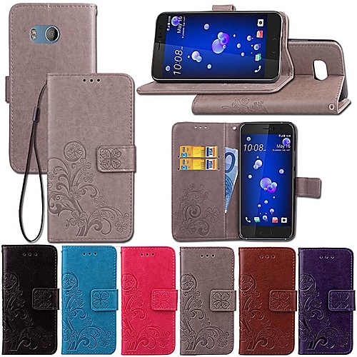Case For HTC HTC U11 / HTC U Ultra / HTC Desire 12 Wallet / with Stand / Flip Full Body Cases Solid Colored / Butterfly / Flower Hard PU Leather
Case For HTC HTC U11 / HTC U Ultra / HTC Desire 12 Wallet / with Stand / Flip Full Body Cases Solid Colored / Butterfly / Flower Hard PU Leather