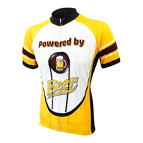 21Grams Men's Short Sleeve Cycling Jersey Yellow Oktoberfest Beer Bike Jersey Top Mountain Bike MTB Road Bike Cycling Quick Dry Sweat-wicking Sports Clothing Apparel / Micro-elastic / Race Fit
21Grams Men's Short Sleeve Cycling Jersey Yellow Oktoberfest Beer Bike Jersey Top Mountain Bike MTB Road Bike Cycling Quick Dry Sweat-wicking Sports Clothing Apparel / Micro-elastic / Race Fit