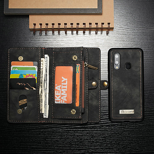 Caseme Case For Samsung Galaxy Galaxy A30(2019) / Galaxy A50(2019) / Samsung Galaxy A20(2019) Wallet / Card Holder / with Stand Full Body Cases Solid Colored Hard PU Leather
Caseme Case For Samsung Galaxy Galaxy A30(2019) / Galaxy A50(2019) / Samsung Galaxy A20(2019) Wallet / Card Holder / with Stand Full Body Cases Solid Colored Hard PU Leather