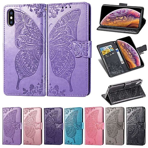 Case For Apple iPhone XR/iPhone XS Max Embossed / Magnetic / Shockproof Full Body Cases Butterfly / Solid Colored Hard PU Leather for iPhone X/XS/8 Plus/iPhone 8/7 Plus/iPhone 7/iPhone 6S/6S Plus
Case For Apple iPhone XR/iPhone XS Max Embossed / Magnetic / Shockproof Full Body Cases Butterfly / Solid Colored Hard PU Leather for iPhone X/XS/8 Plus/iPhone 8/7 Plus/iPhone 7/iPhone 6S/6S Plus