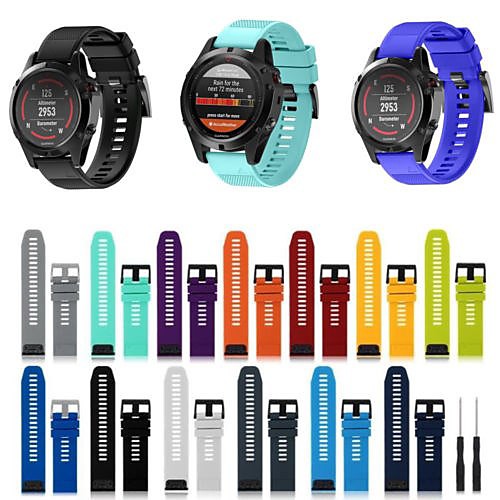 Smart Watch Band for Garmin 1 pcs Sport Band Silicone Replacement Wrist Strap for Fenix 5
Smart Watch Band for Garmin 1 pcs Sport Band Silicone Replacement Wrist Strap for Fenix 5