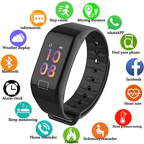 UM1 Smart Wristband BT Fitness Tracker Support Notify/ Blood Pressure Measurement Sports Smart watch for Samsung/ Iphone/ Android Phones
UM1 Smart Wristband BT Fitness Tracker Support Notify/ Blood Pressure Measurement Sports Smart watch for Samsung/ Iphone/ Android Phones