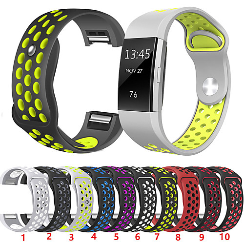 Watch Band for Fitbit Charge 2 Fitbit Sport Band Stainless Steel / Silicone Wrist Strap 
Watch Band for Fitbit Charge 2 Fitbit Sport Band Stainless Steel / Silicone Wrist Strap