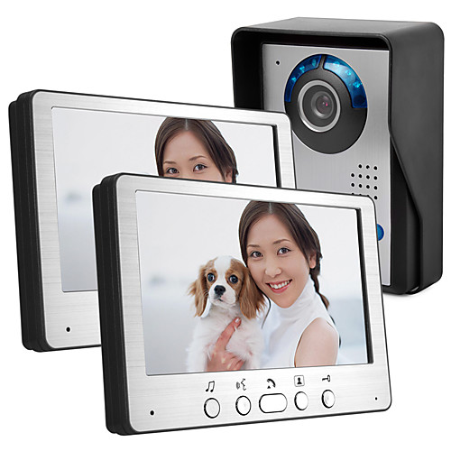 7 inch cable HD video doorbell night vision rain angle adjustable cable video intercom pair 815FA12
7 inch cable HD video doorbell night vision rain angle adjustable cable video intercom pair 815FA12