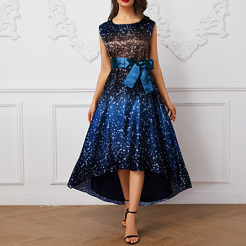 Women's Swing Dress Midi Dress Blue Green Orange Sleeveless Polka Dot Round Neck Elegant S M L XXL 3XL 4XL 5XL
Women's Swing Dress Midi Dress Blue Green Orange Sleeveless Polka Dot Round Neck Elegant S M L XXL 3XL 4XL 5XL