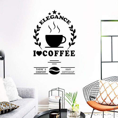 Coffee Wall Stickers Words & Quotes Wall Stickers Decorative Wall Stickers PVC Home Decoration Wall Decal Wall Decoration 1pc
Coffee Wall Stickers Words & Quotes Wall Stickers Decorative Wall Stickers PVC Home Decoration Wall Decal Wall Decoration 1pc