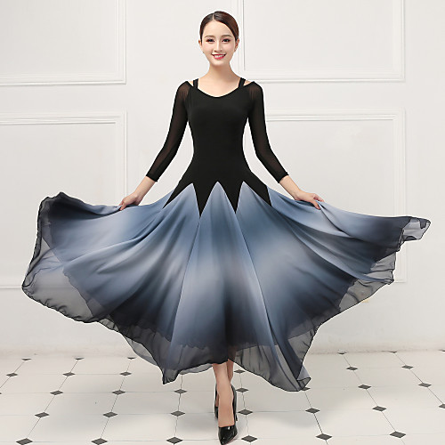 Ballroom Dance Dress Split Joint Women's Training Performance 3/4 Length Sleeve Natural Crystal Cotton Imitation Silk
Ballroom Dance Dress Split Joint Women's Training Performance 3/4 Length Sleeve Natural Crystal Cotton Imitation Silk