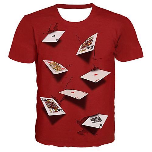 Men's T shirt Graphic Simulation Plus Size Print Short Sleeve Casual Tops Basic Exaggerated Black Purple Red
Men's T shirt Graphic Simulation Plus Size Print Short Sleeve Casual Tops Basic Exaggerated Black Purple Red