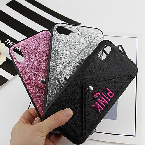 Phone Case For Apple Back Cover iPhone XR iPhone XS iPhone XS Max iPhone X iPhone 8 Plus iPhone 8 iPhone 7 Plus iPhone 7 iPhone 6s Plus iPhone 6s Card Holder Glitter Shine Glitter Shine Hard Textile
Phone Case For Apple Back Cover iPhone XR iPhone XS iPhone XS Max iPhone X iPhone 8 Plus iPhone 8 iPhone 7 Plus iPhone 7 iPhone 6s Plus iPhone 6s Card Holder Glitter Shine Glitter Shine Hard Textile